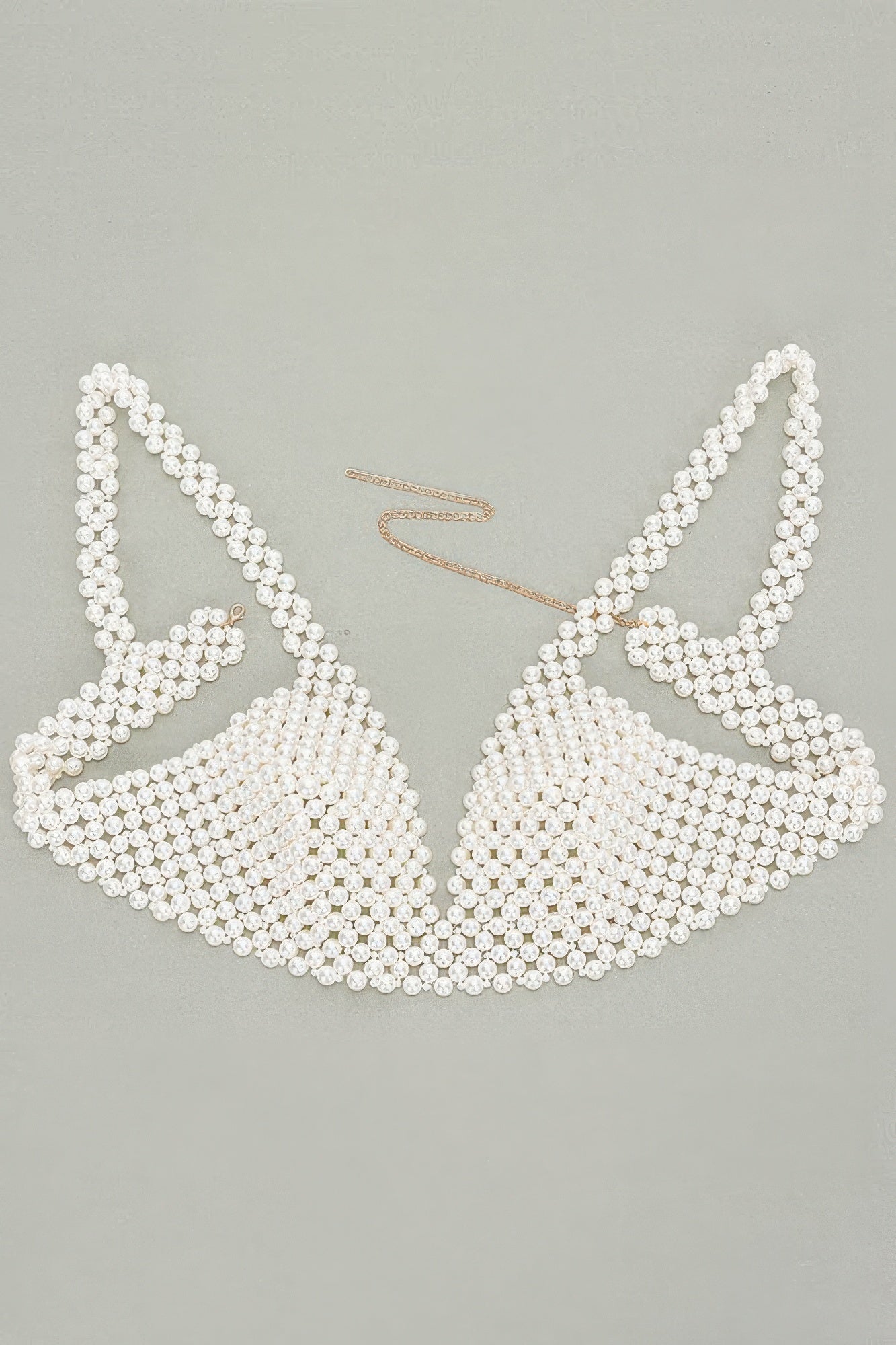 Faux Pearl Bra Top